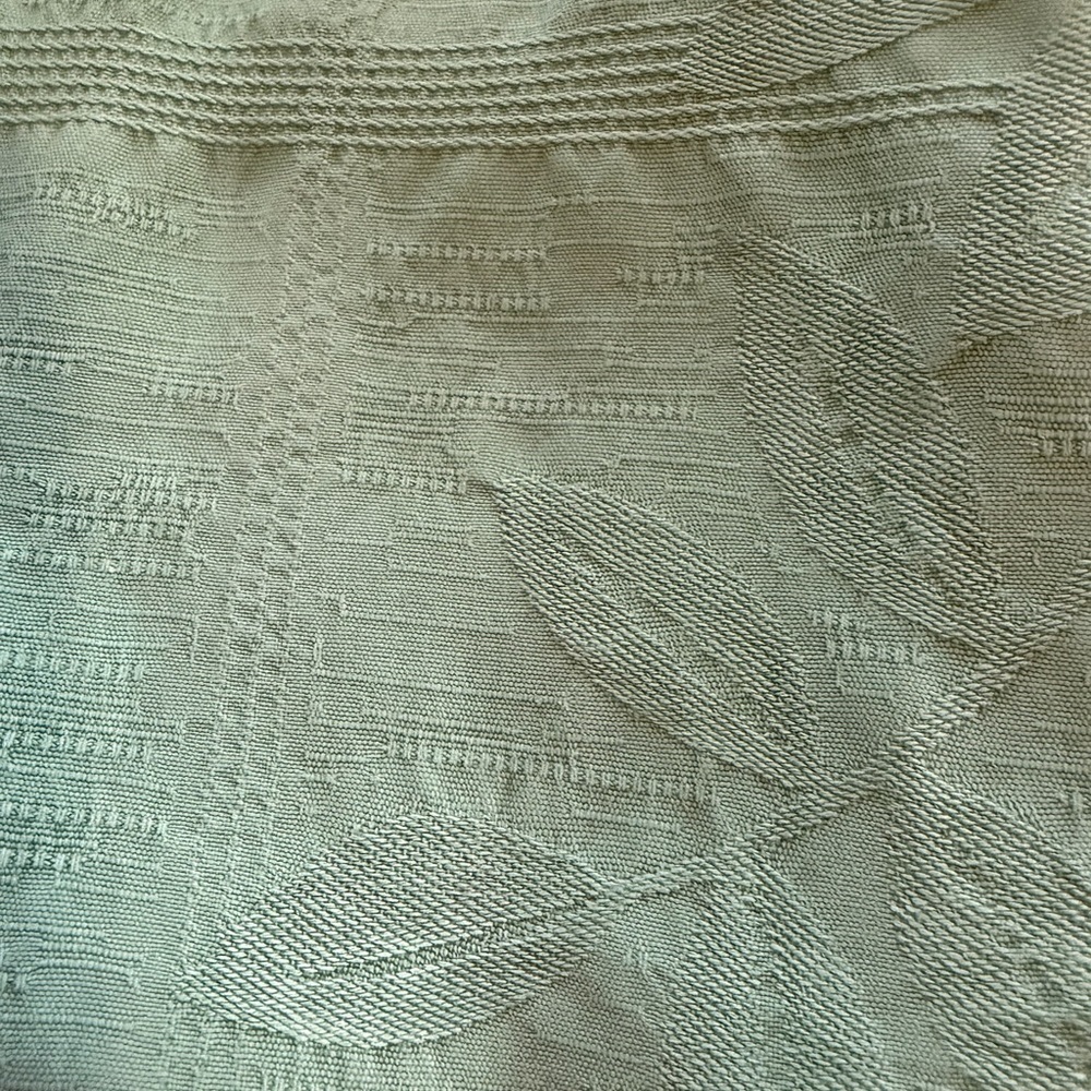 Tommy Bahama 100% Silk Textured Sage Green Shirt Sleeve Shirt Tropic Vacation - Picture 4 of 5